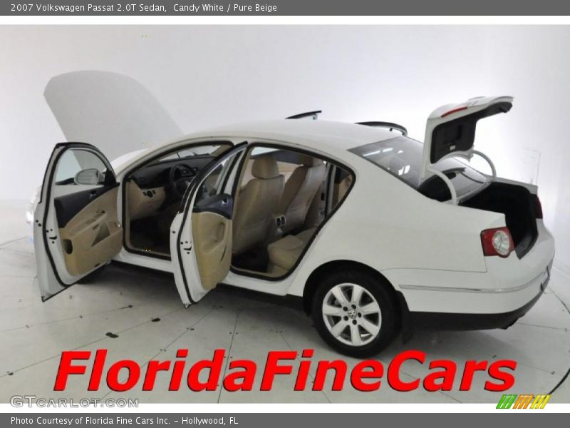 Candy White / Pure Beige 2007 Volkswagen Passat 2.0T Sedan