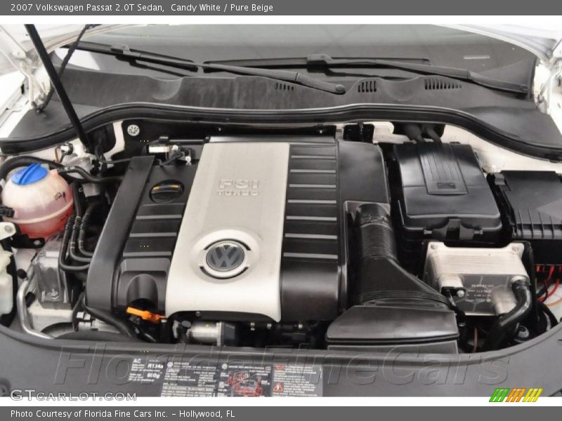 Candy White / Pure Beige 2007 Volkswagen Passat 2.0T Sedan