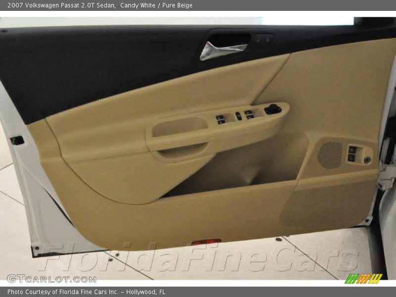 Candy White / Pure Beige 2007 Volkswagen Passat 2.0T Sedan