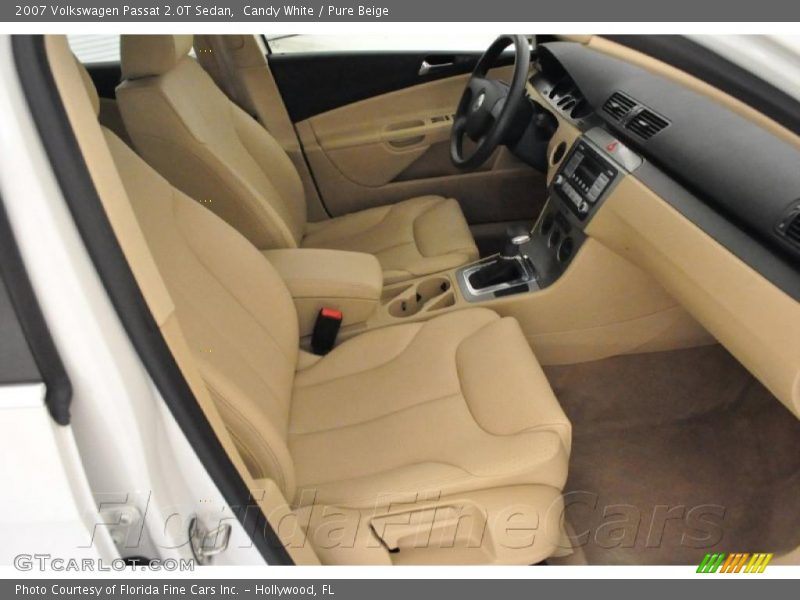 Candy White / Pure Beige 2007 Volkswagen Passat 2.0T Sedan