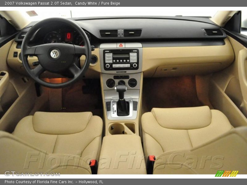 Candy White / Pure Beige 2007 Volkswagen Passat 2.0T Sedan