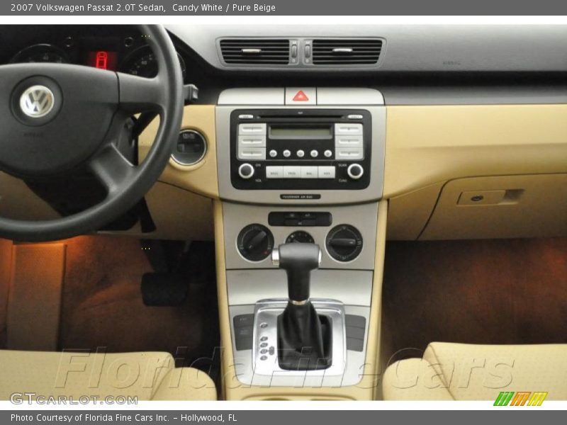 Candy White / Pure Beige 2007 Volkswagen Passat 2.0T Sedan