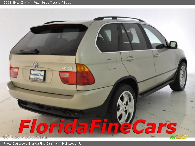 Pearl Beige Metallic / Beige 2001 BMW X5 4.4i
