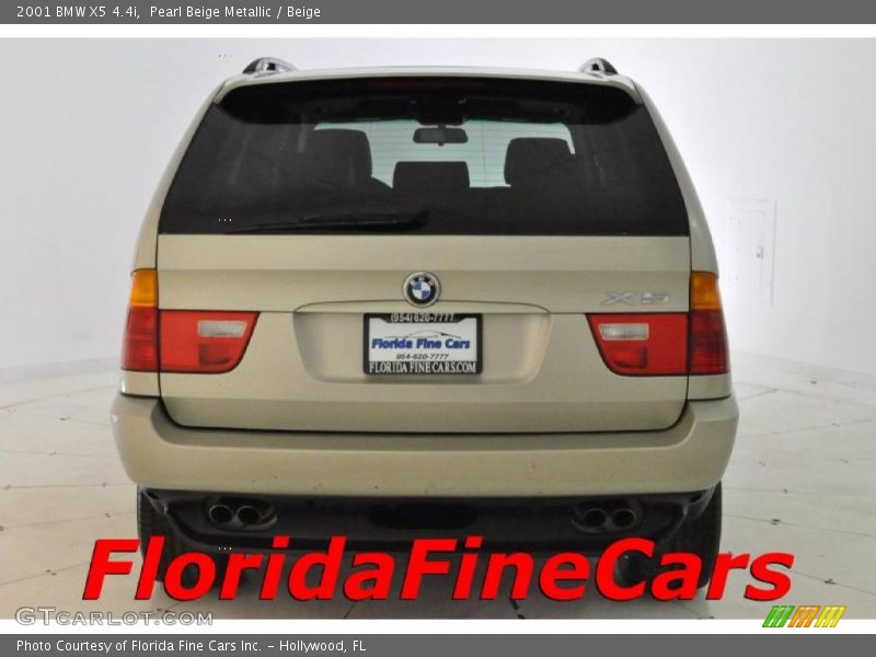 Pearl Beige Metallic / Beige 2001 BMW X5 4.4i