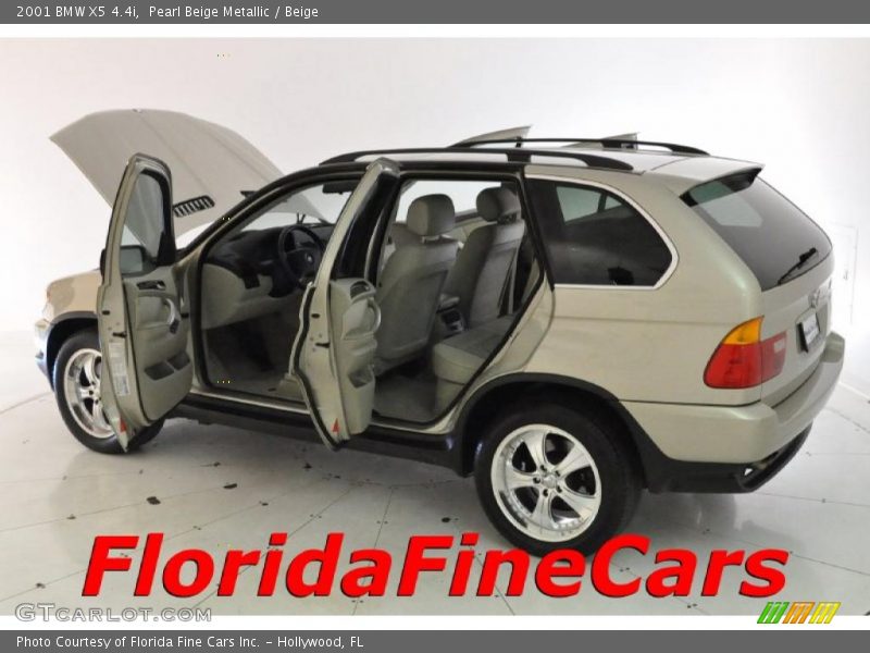 Pearl Beige Metallic / Beige 2001 BMW X5 4.4i