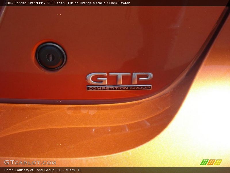 Fusion Orange Metallic / Dark Pewter 2004 Pontiac Grand Prix GTP Sedan