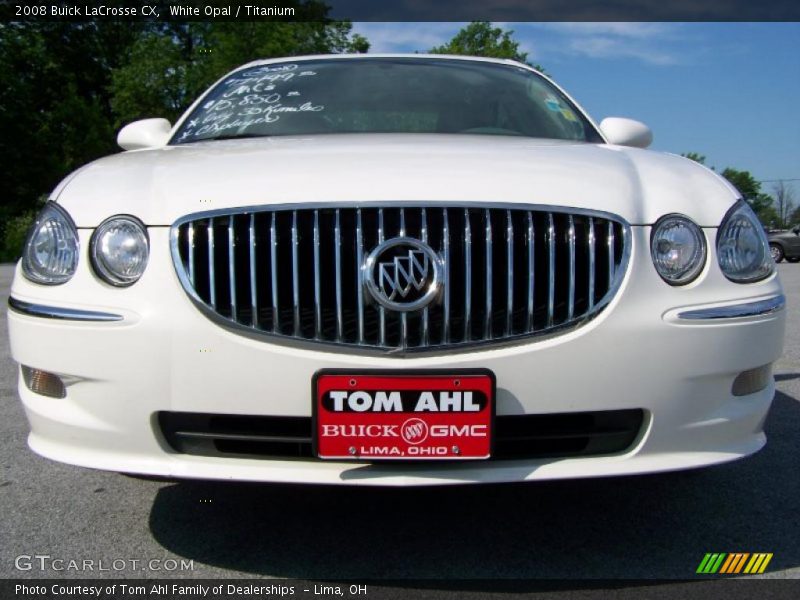 White Opal / Titanium 2008 Buick LaCrosse CX