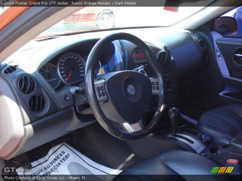 Fusion Orange Metallic / Dark Pewter 2004 Pontiac Grand Prix GTP Sedan