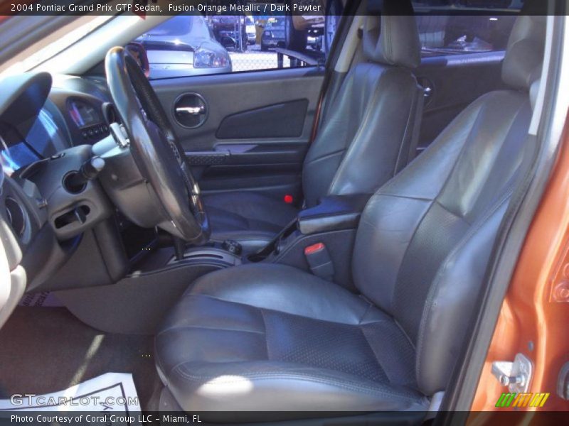 Fusion Orange Metallic / Dark Pewter 2004 Pontiac Grand Prix GTP Sedan
