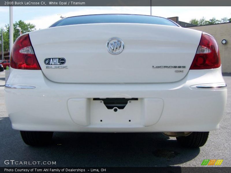 White Opal / Titanium 2008 Buick LaCrosse CX