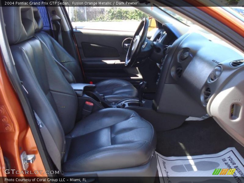 Fusion Orange Metallic / Dark Pewter 2004 Pontiac Grand Prix GTP Sedan