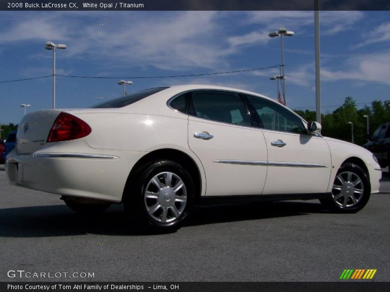 White Opal / Titanium 2008 Buick LaCrosse CX