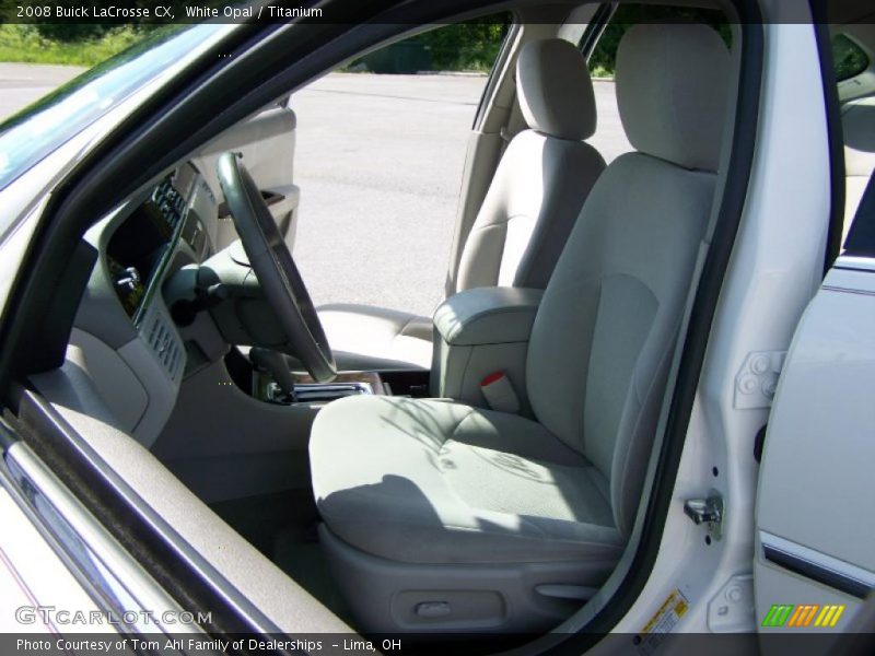 White Opal / Titanium 2008 Buick LaCrosse CX