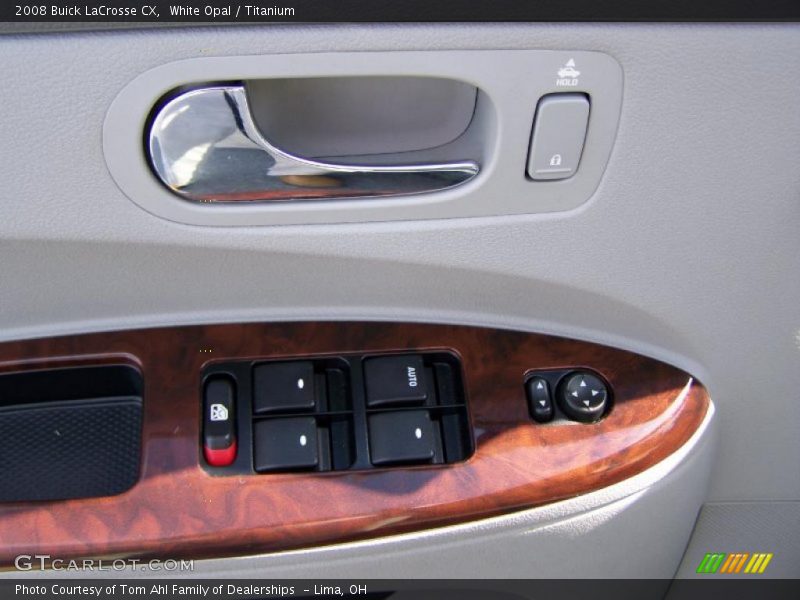 White Opal / Titanium 2008 Buick LaCrosse CX