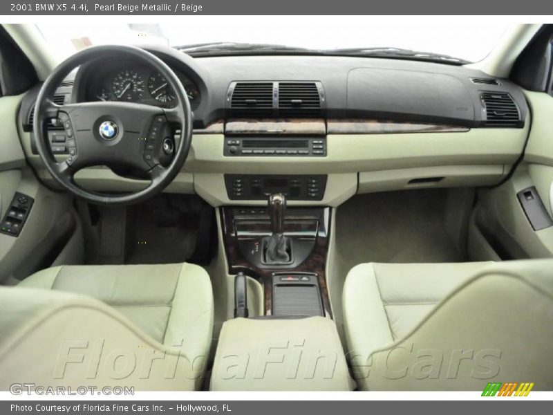 Pearl Beige Metallic / Beige 2001 BMW X5 4.4i