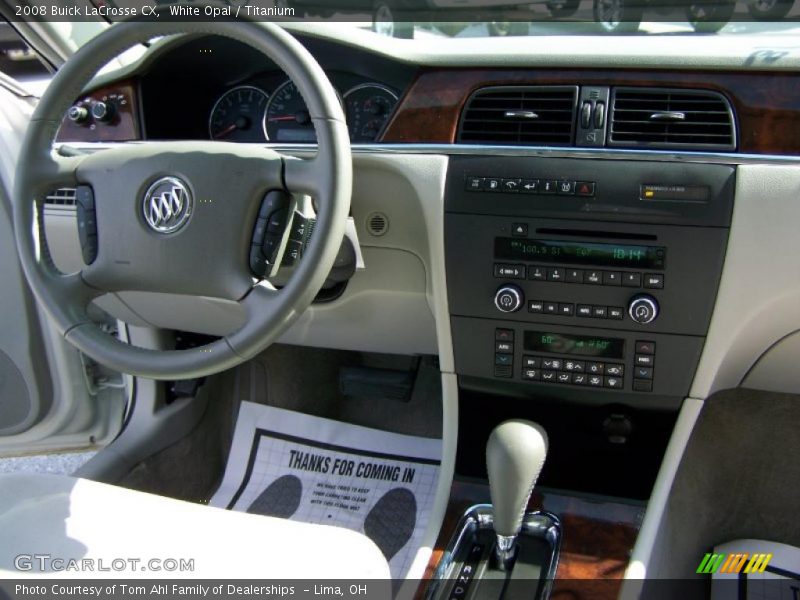 White Opal / Titanium 2008 Buick LaCrosse CX