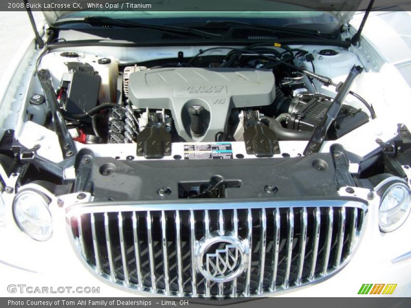 White Opal / Titanium 2008 Buick LaCrosse CX