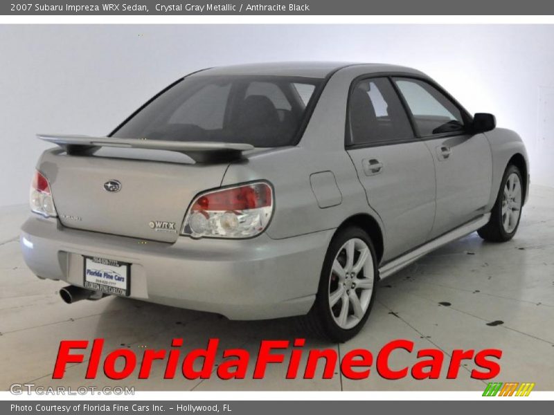 Crystal Gray Metallic / Anthracite Black 2007 Subaru Impreza WRX Sedan