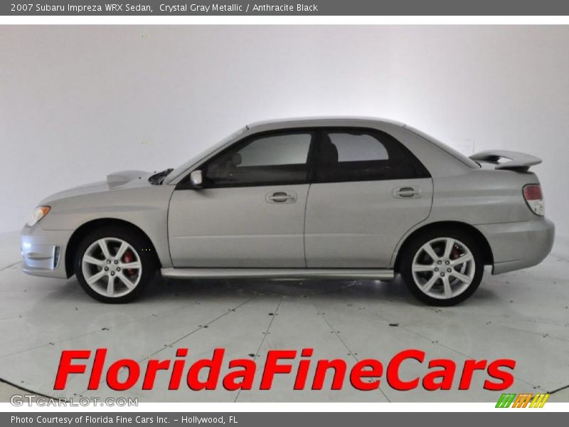 Crystal Gray Metallic / Anthracite Black 2007 Subaru Impreza WRX Sedan
