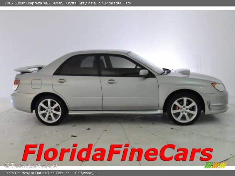 Crystal Gray Metallic / Anthracite Black 2007 Subaru Impreza WRX Sedan