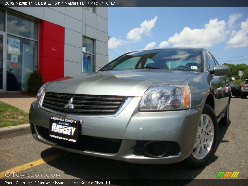 Satin Meisai Pearl / Medium Gray 2009 Mitsubishi Galant ES