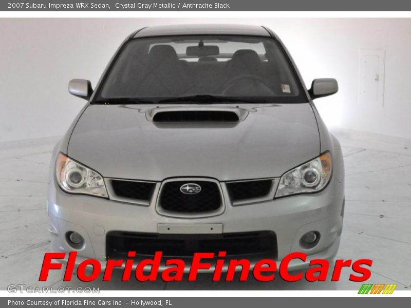 Crystal Gray Metallic / Anthracite Black 2007 Subaru Impreza WRX Sedan