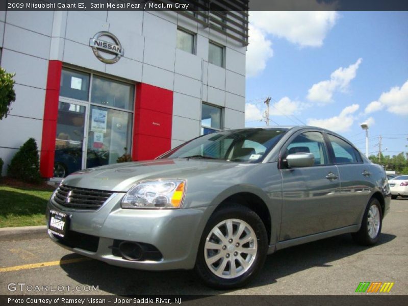 Satin Meisai Pearl / Medium Gray 2009 Mitsubishi Galant ES