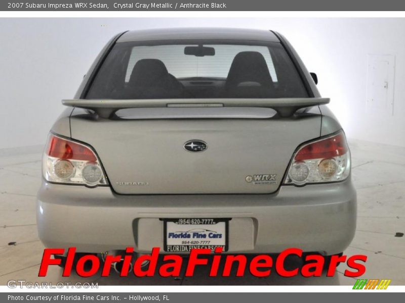 Crystal Gray Metallic / Anthracite Black 2007 Subaru Impreza WRX Sedan