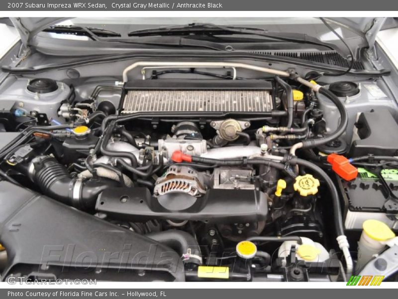Crystal Gray Metallic / Anthracite Black 2007 Subaru Impreza WRX Sedan