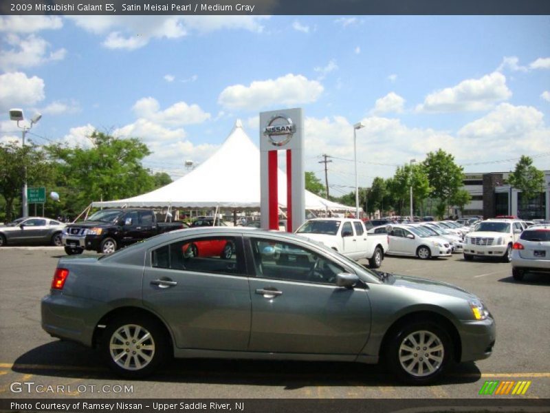 Satin Meisai Pearl / Medium Gray 2009 Mitsubishi Galant ES
