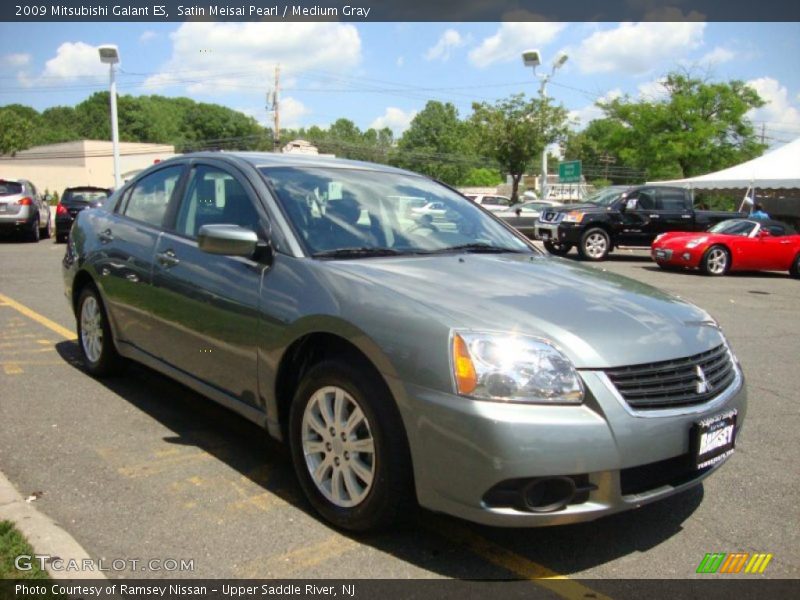 Satin Meisai Pearl / Medium Gray 2009 Mitsubishi Galant ES