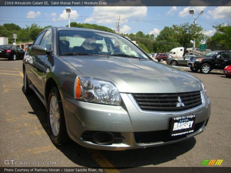 Satin Meisai Pearl / Medium Gray 2009 Mitsubishi Galant ES