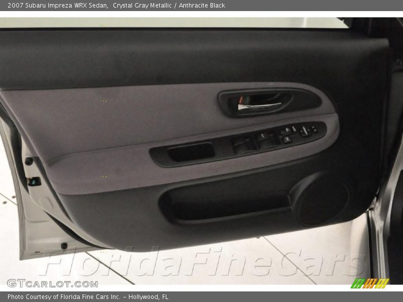 Crystal Gray Metallic / Anthracite Black 2007 Subaru Impreza WRX Sedan