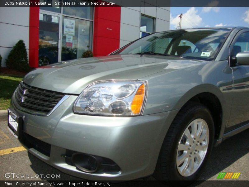 Satin Meisai Pearl / Medium Gray 2009 Mitsubishi Galant ES