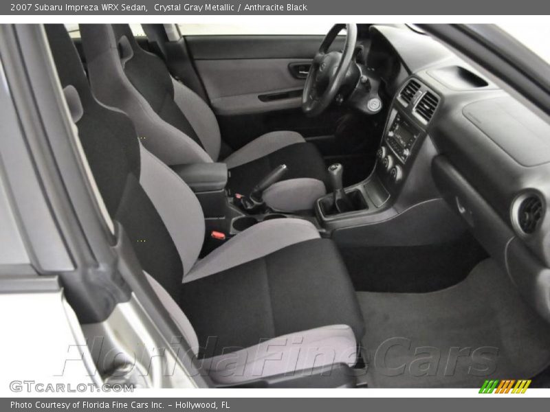 Crystal Gray Metallic / Anthracite Black 2007 Subaru Impreza WRX Sedan