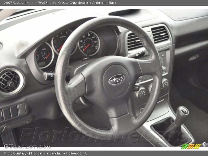 Crystal Gray Metallic / Anthracite Black 2007 Subaru Impreza WRX Sedan