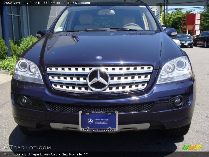 Black / Macadamia 2008 Mercedes-Benz ML 350 4Matic