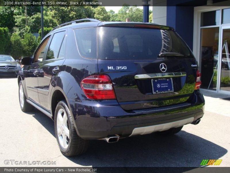 Black / Macadamia 2008 Mercedes-Benz ML 350 4Matic