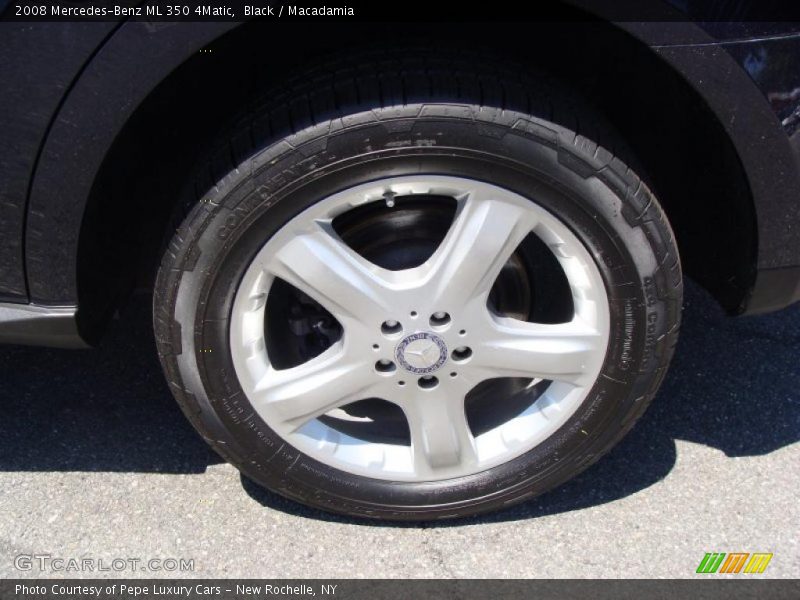 Black / Macadamia 2008 Mercedes-Benz ML 350 4Matic