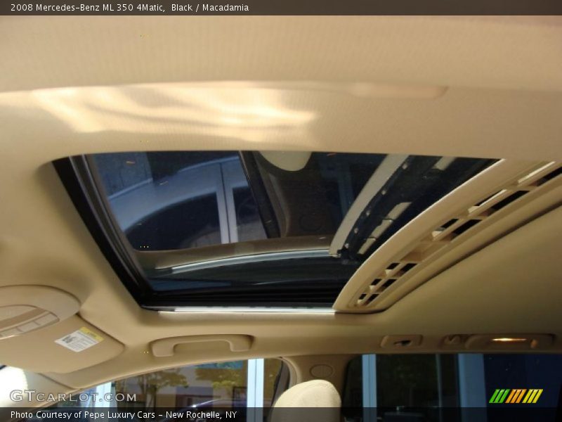 Black / Macadamia 2008 Mercedes-Benz ML 350 4Matic