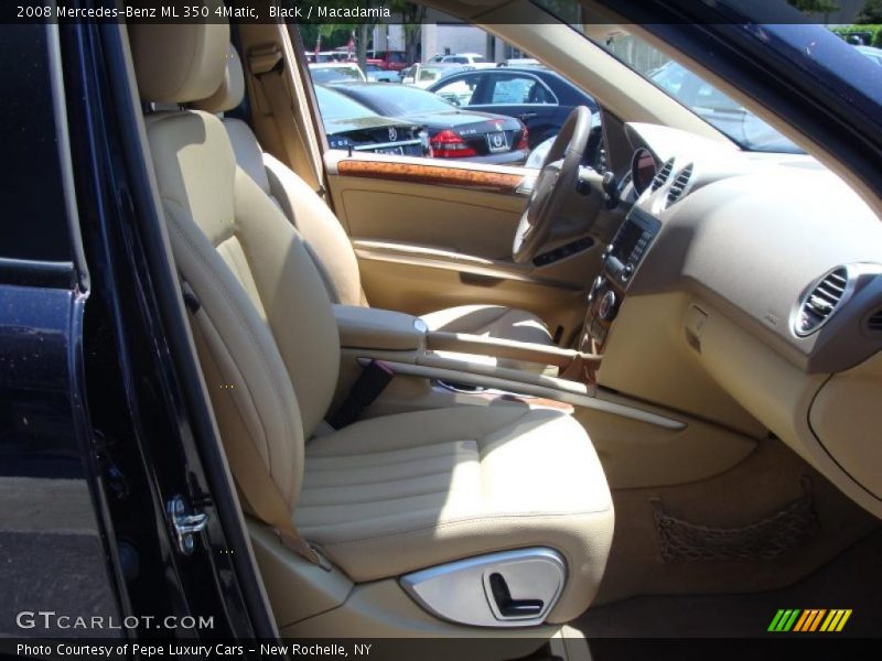 Black / Macadamia 2008 Mercedes-Benz ML 350 4Matic