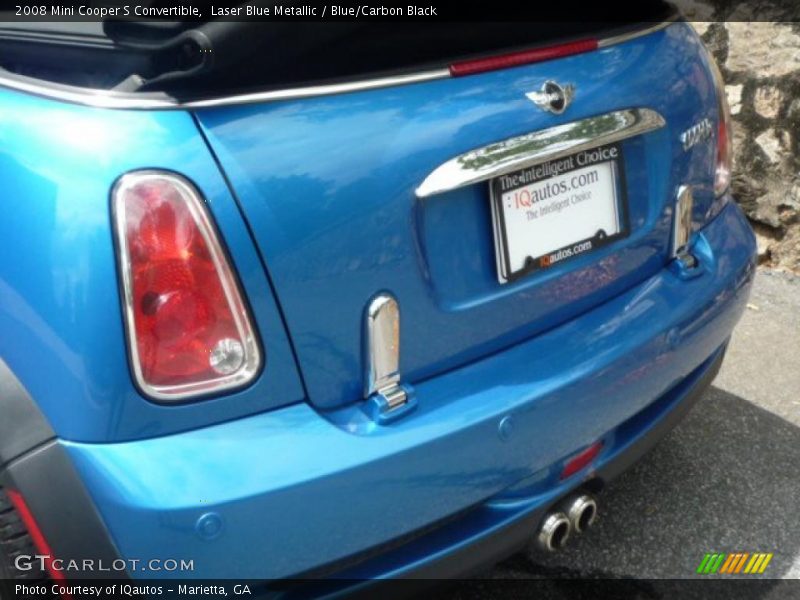 Laser Blue Metallic / Blue/Carbon Black 2008 Mini Cooper S Convertible