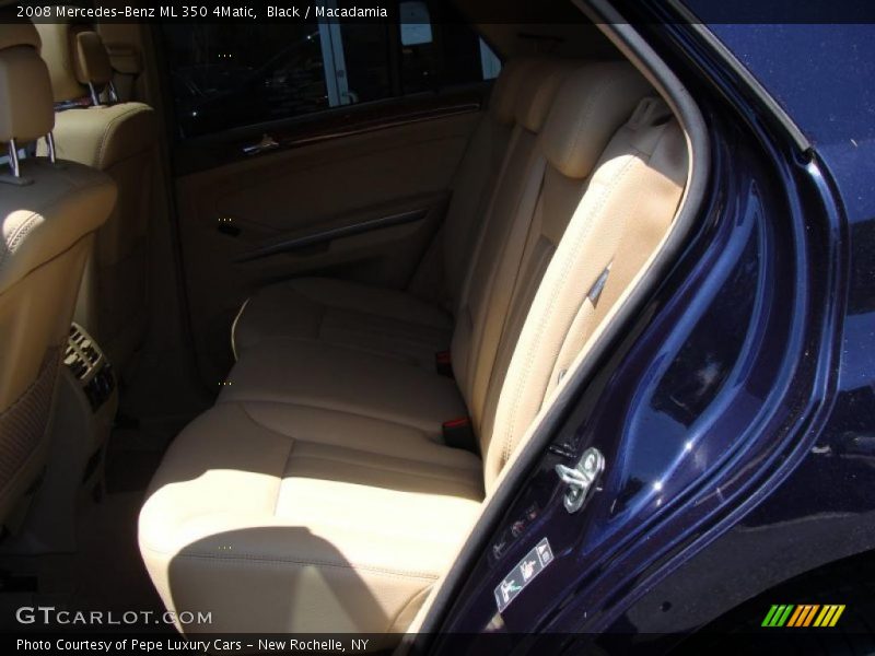 Black / Macadamia 2008 Mercedes-Benz ML 350 4Matic