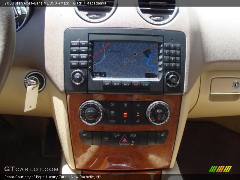 Black / Macadamia 2008 Mercedes-Benz ML 350 4Matic