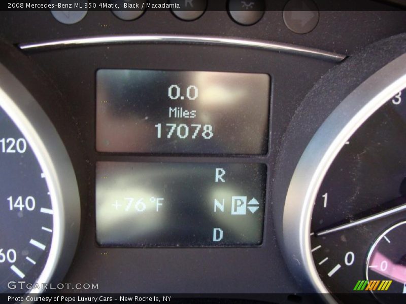 Black / Macadamia 2008 Mercedes-Benz ML 350 4Matic