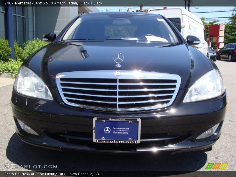 Black / Black 2007 Mercedes-Benz S 550 4Matic Sedan