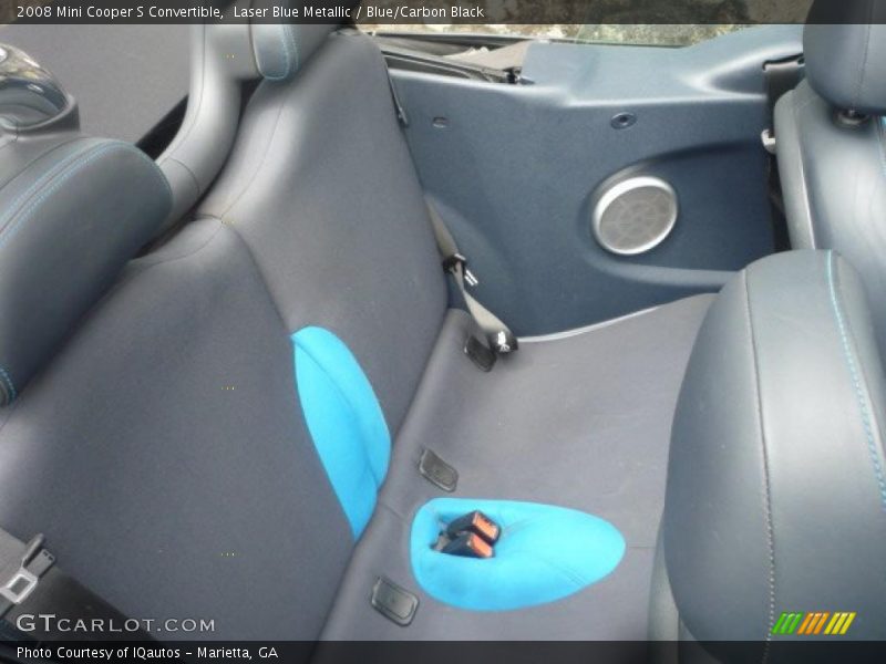 Laser Blue Metallic / Blue/Carbon Black 2008 Mini Cooper S Convertible