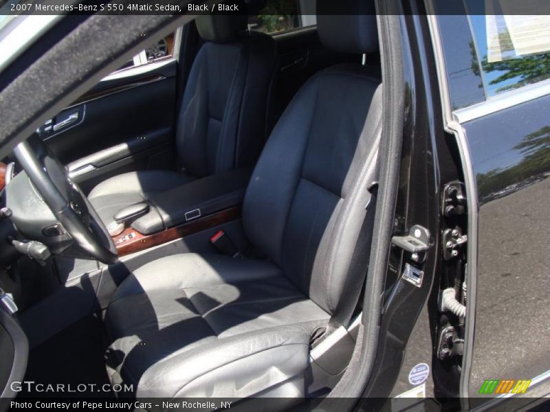 Black / Black 2007 Mercedes-Benz S 550 4Matic Sedan
