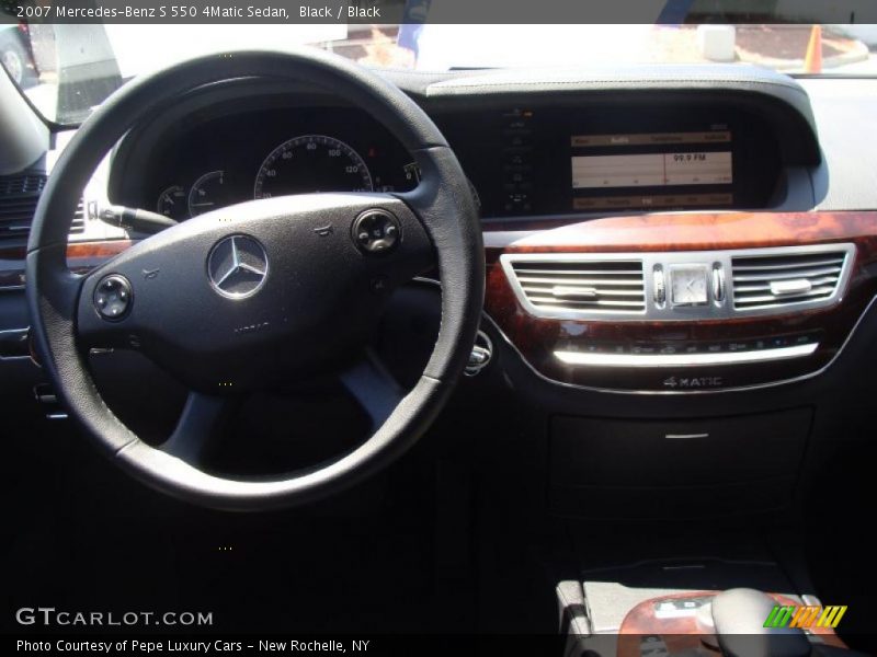Black / Black 2007 Mercedes-Benz S 550 4Matic Sedan