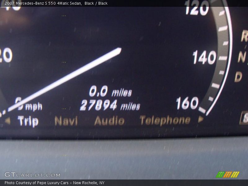 Black / Black 2007 Mercedes-Benz S 550 4Matic Sedan